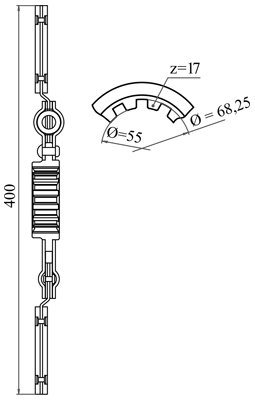 Размеры ведомого диска муфты сцепления Т-150