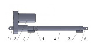 Схема конструкции привода ПВМ-1К