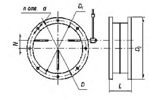 Схема клапана КО